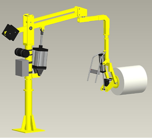 懸臂吊機(jī)械手用的氣動氣脹軸原理講解